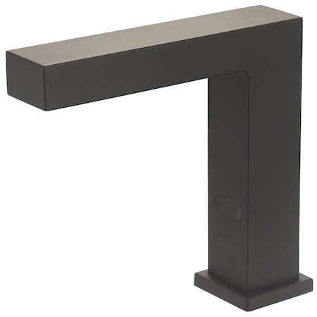 Central Brass Single Hole Deck Mount Electronic Sensor Faucet in Matte Black 3000-MB